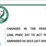 CHANGES IN THE PENSIONS  LAW, PNDC 247 TO ACT 766 AS  AMENDED IN 2014 (ACT 833)